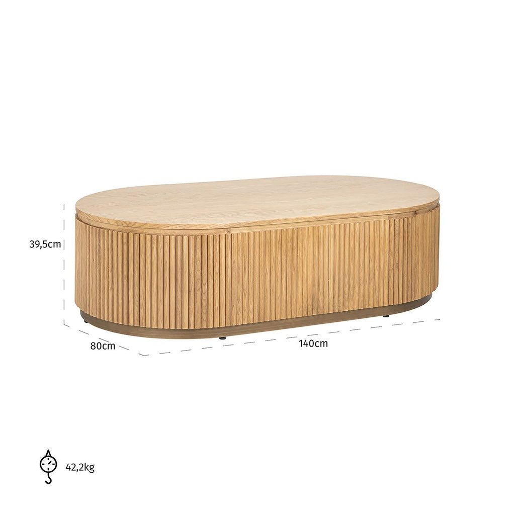 Salontafel Belfort capsule