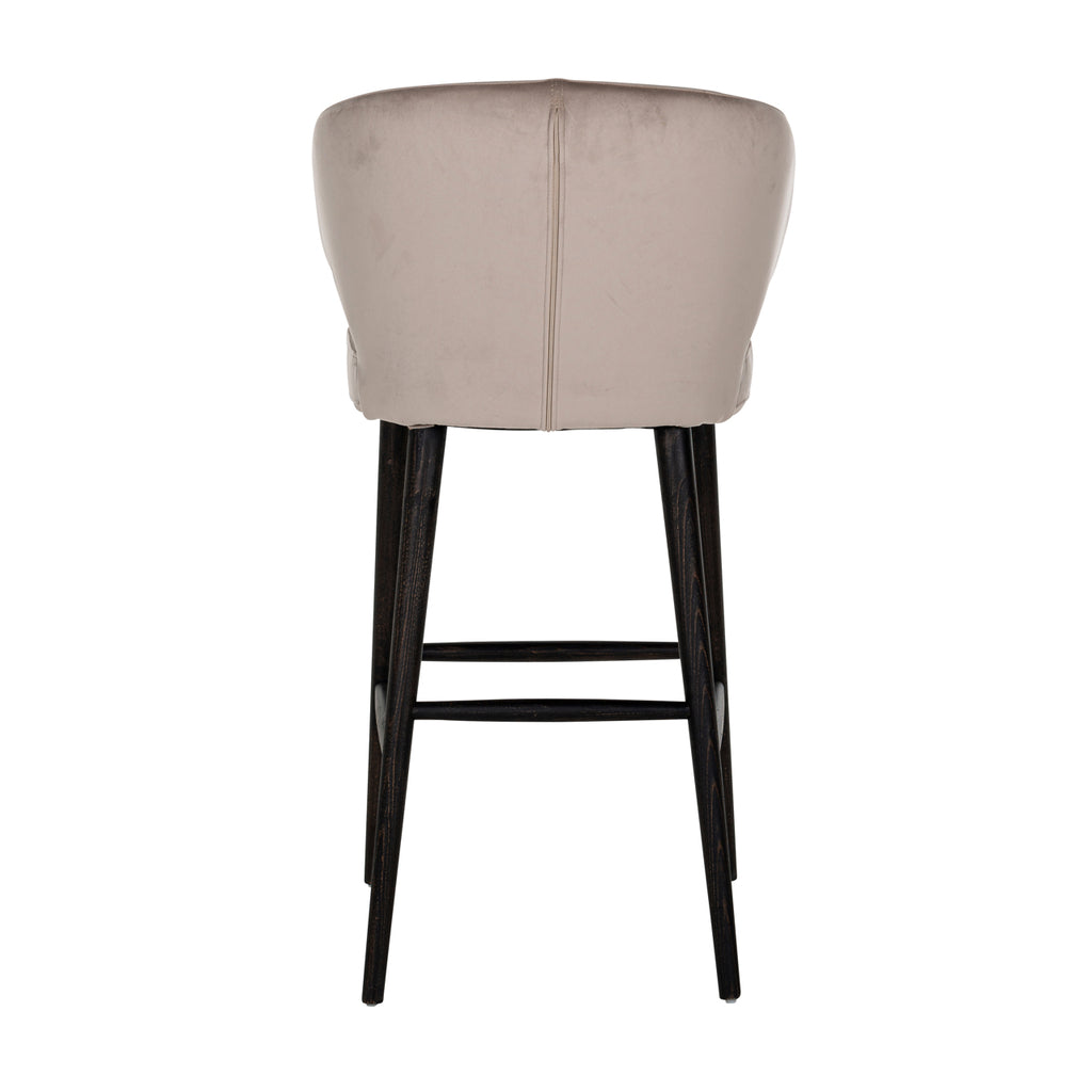 Barstool Indigo en velours khaki