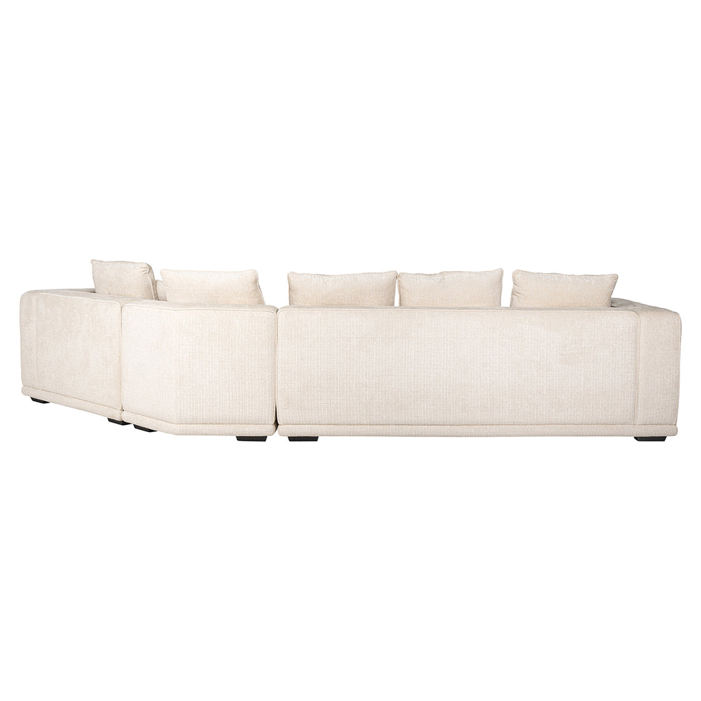 Sofa Lusso 4-zits beige chenille