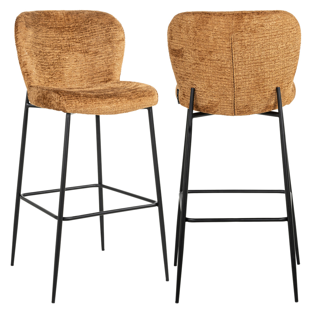 Bar stool Darby cognac fusion