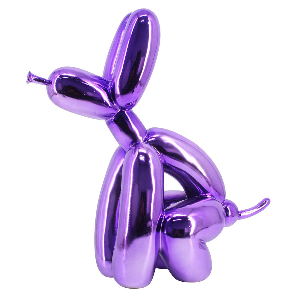 Purple dog decor object