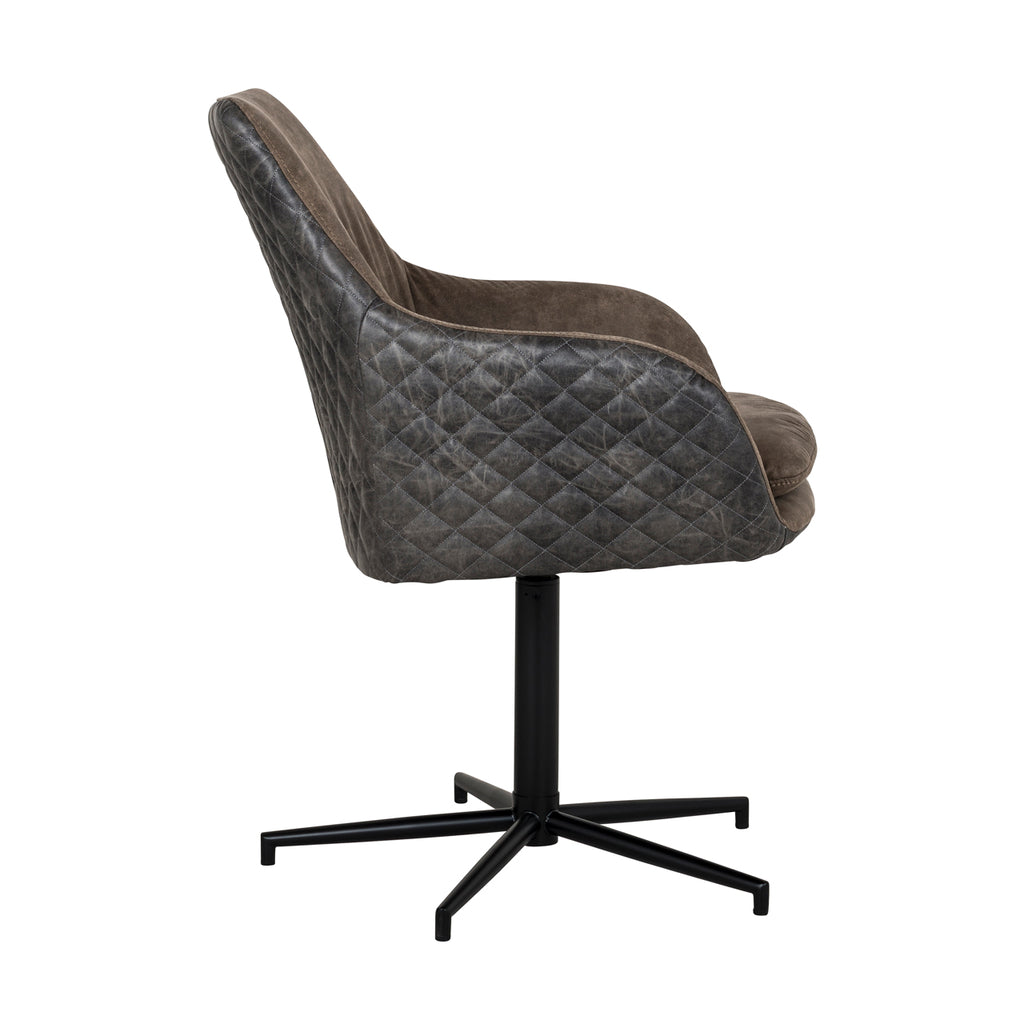 Chair Lucy with black leg swivel