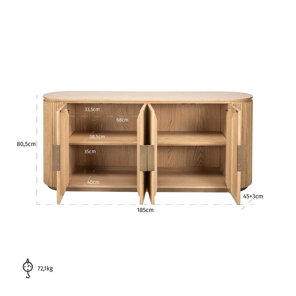 Dressoir Belfort 4-deurs