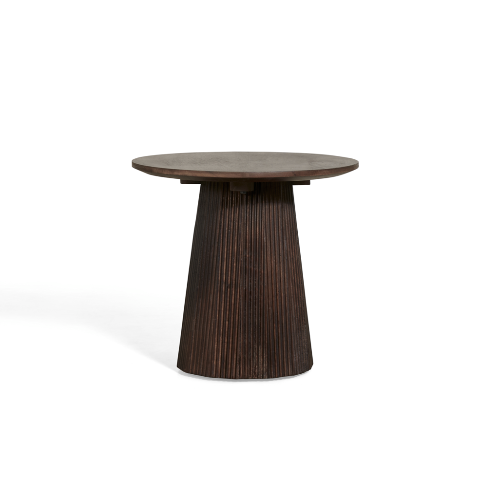 Table d'appoint 50 Ø Moka brun