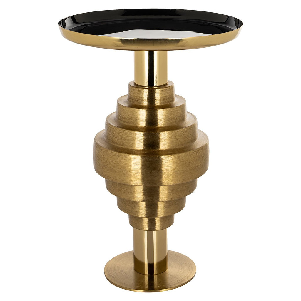 Renao Side Table (Black/gold)