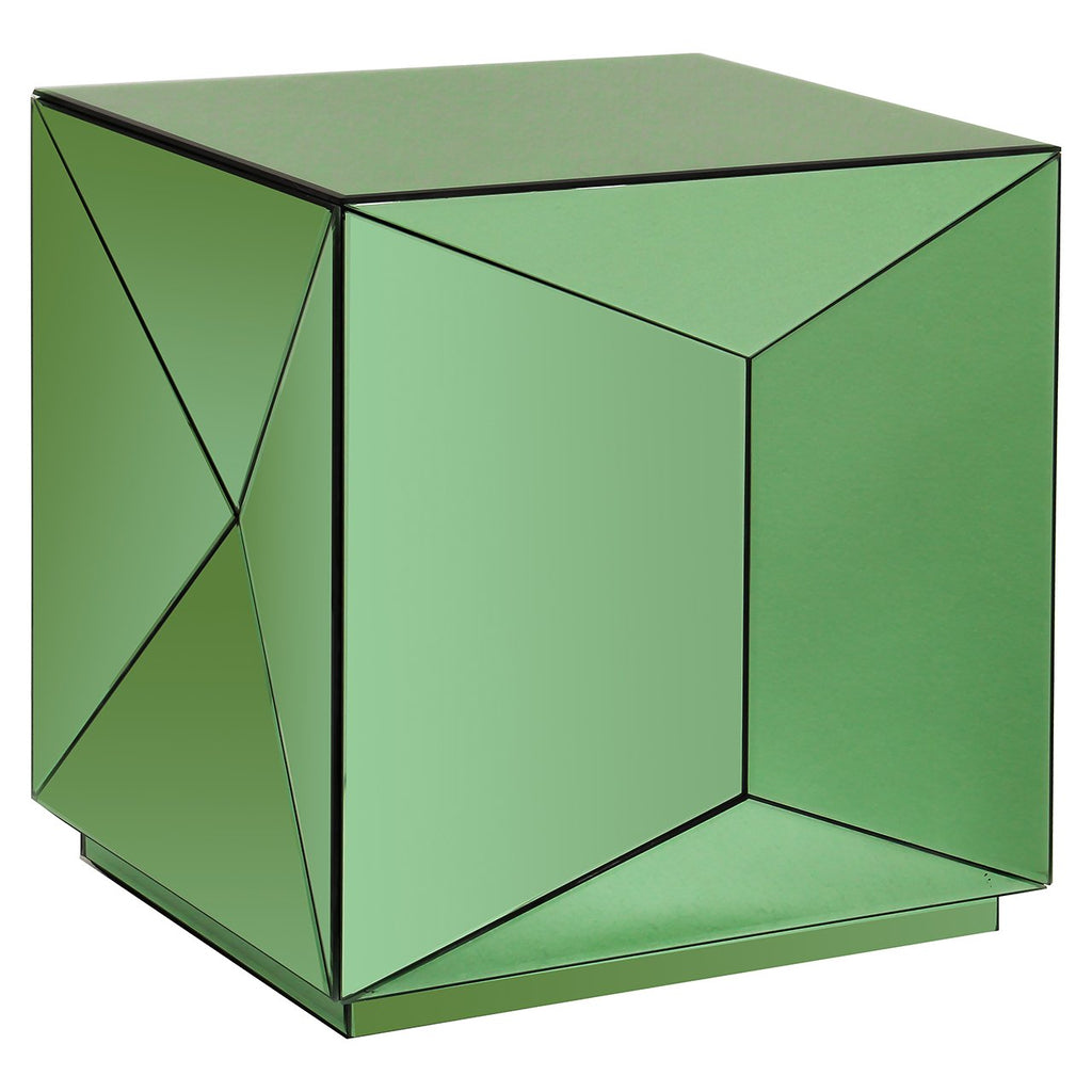 Table d'appoint Shifra miroir vert ()