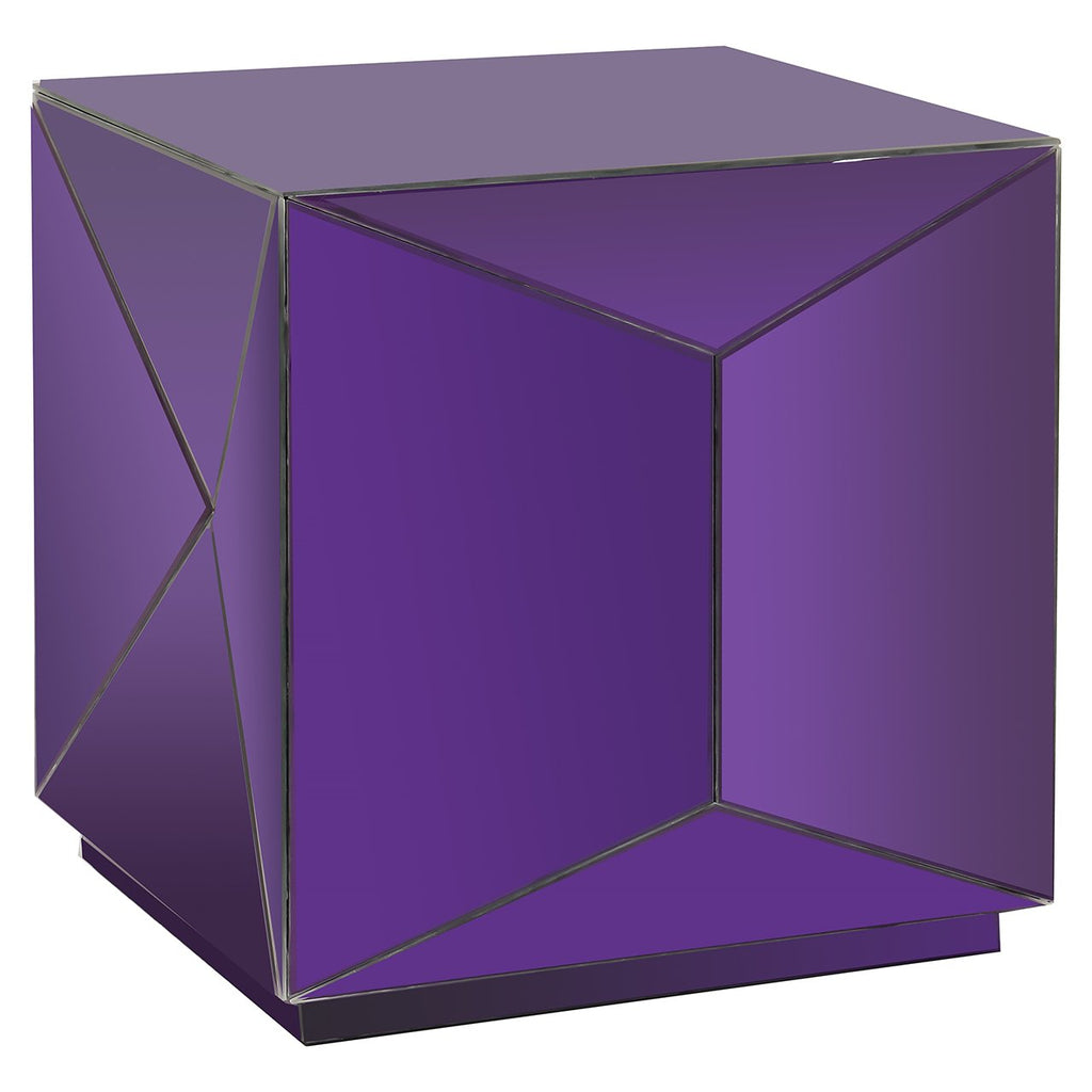 Table d'appoint Shifra miroir violet ()