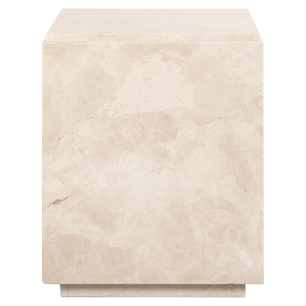 Table d'appoint Stanford Dyna bloc carré (Beige)