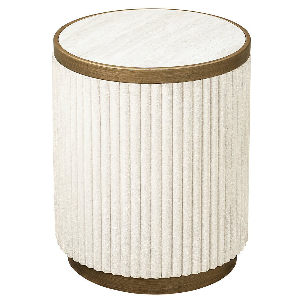 Table d'appoint Tivoli set de 2 (Blanc)