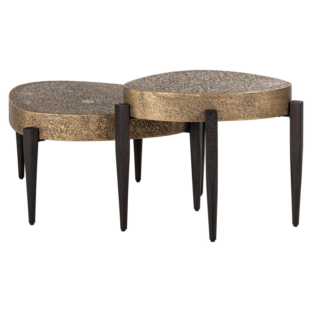 Marquee coffee table set of 2