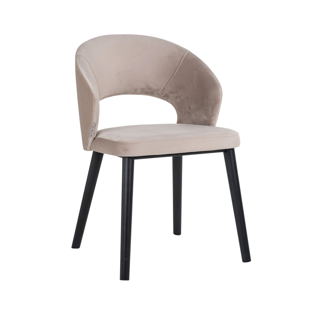 Fauteuil Savoy en velours kaki