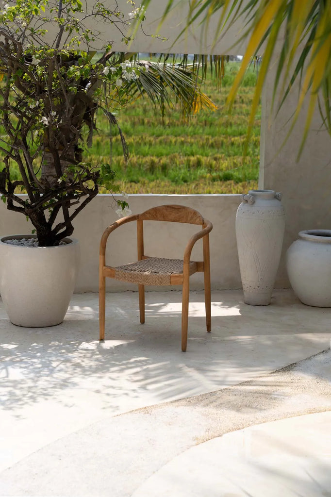 The Amaya Dining Room Chair -Natural - Outdoor