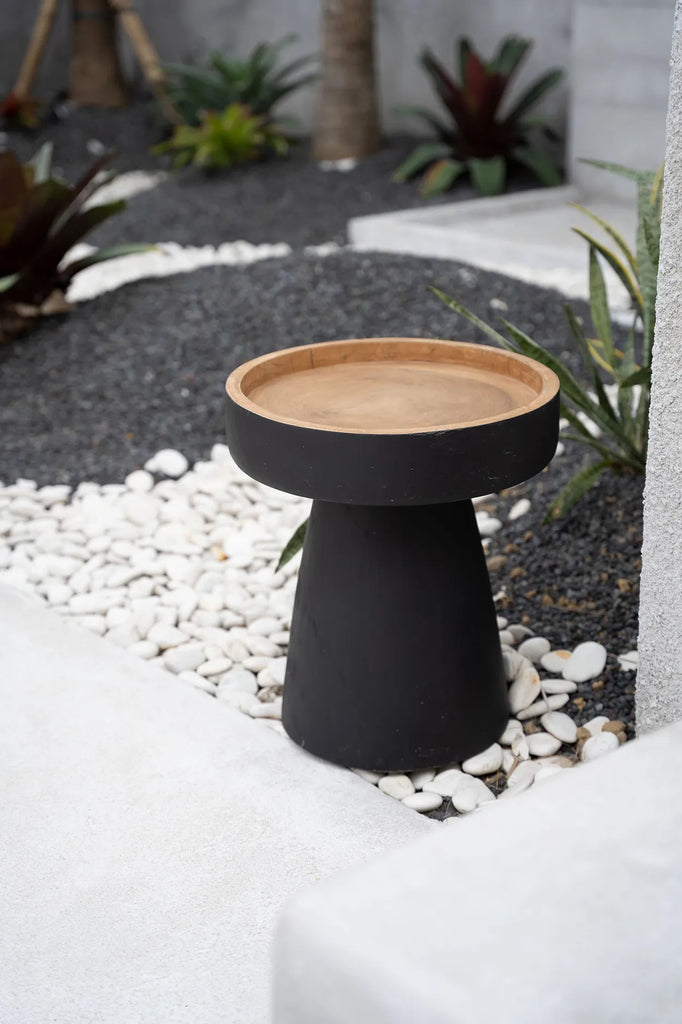 Table d'appoint De Rayu - Noir Naturel