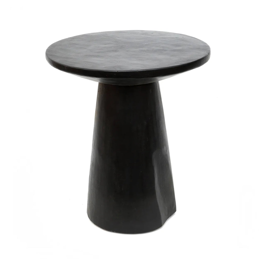 Table d'appoint The Timber Conic - Noir - 50