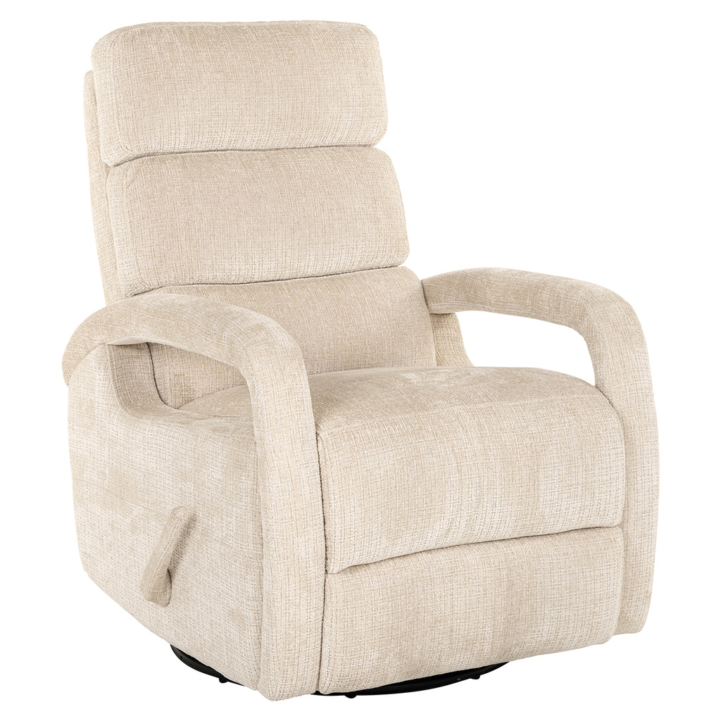 Draaifauteuil Relax Chenille beige Denvi (Niagara 902 beige)