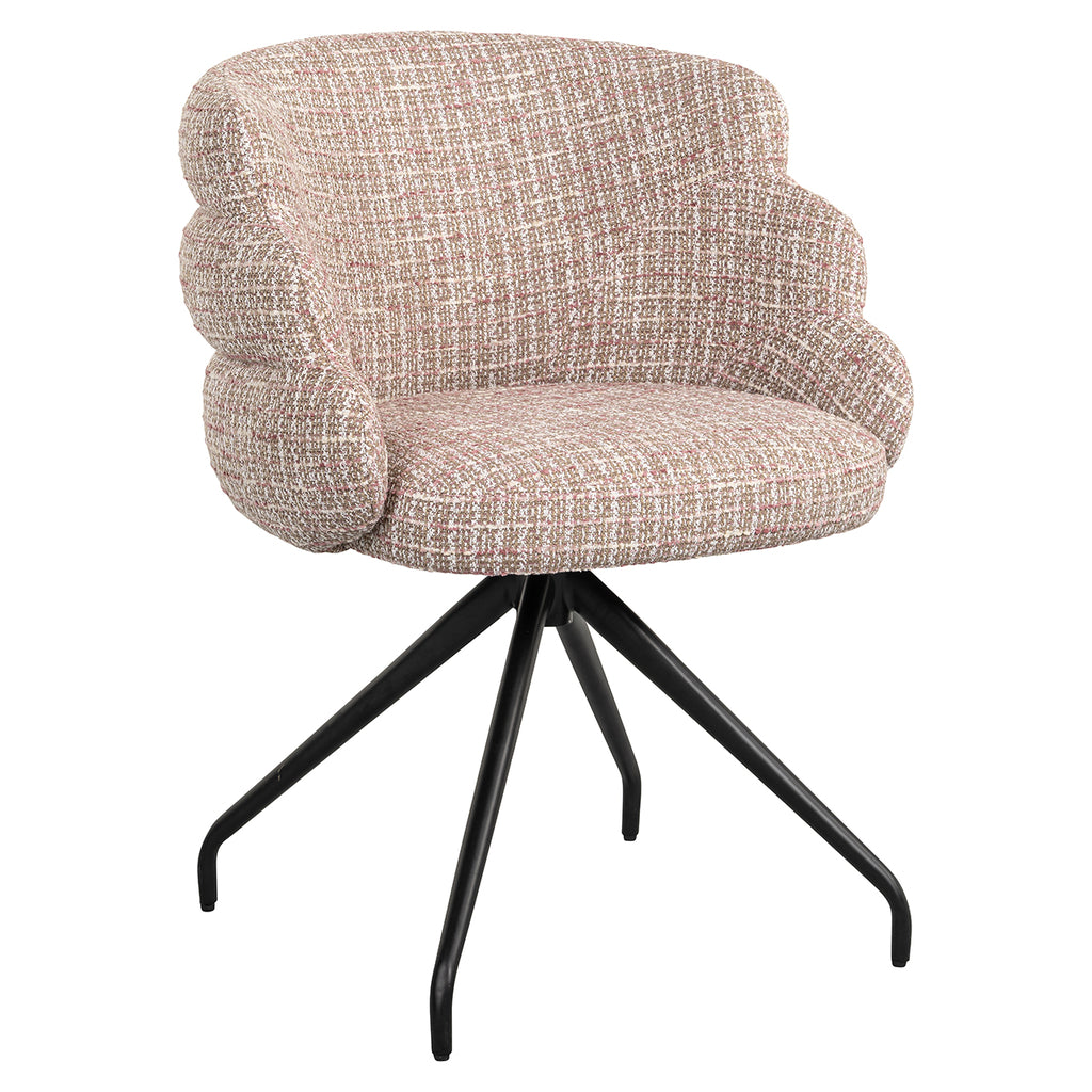 Draaifauteuil Kayla rose tendance (Be trendy 1673 rose)