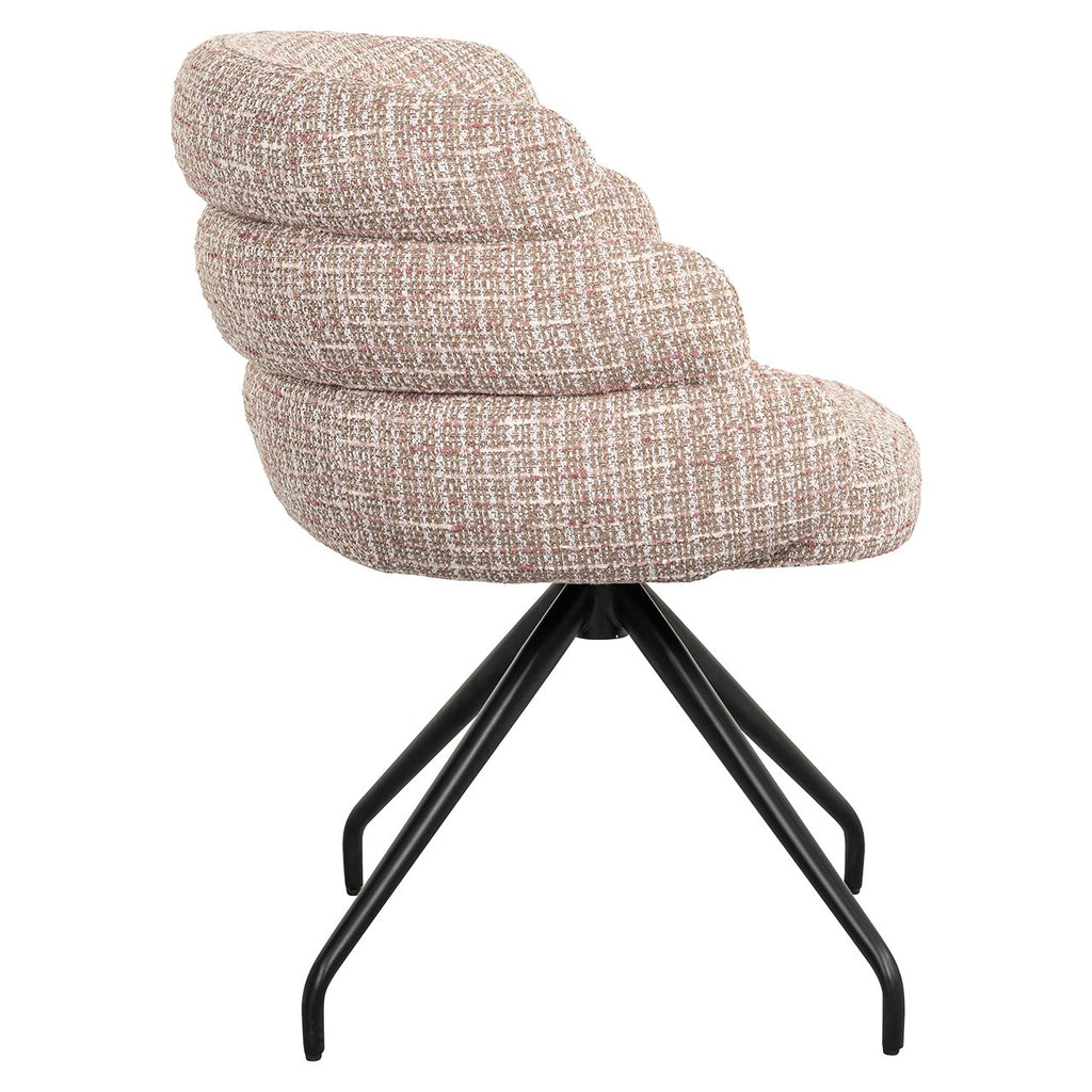 Draaifauteuil Kayla rose tendance (Be trendy 1673 rose)