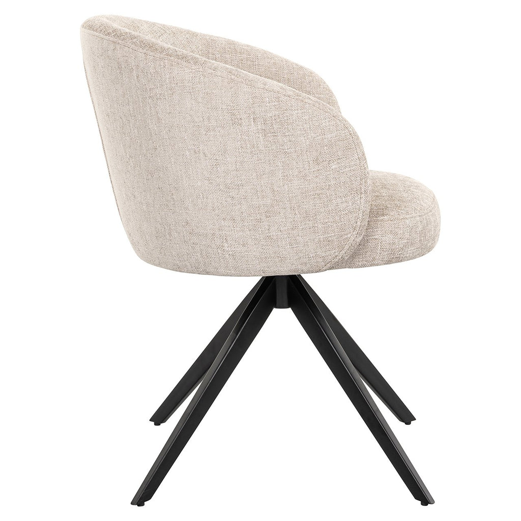 Draaifauteuil Olivia naturel miami (Miami 01 Naturel)