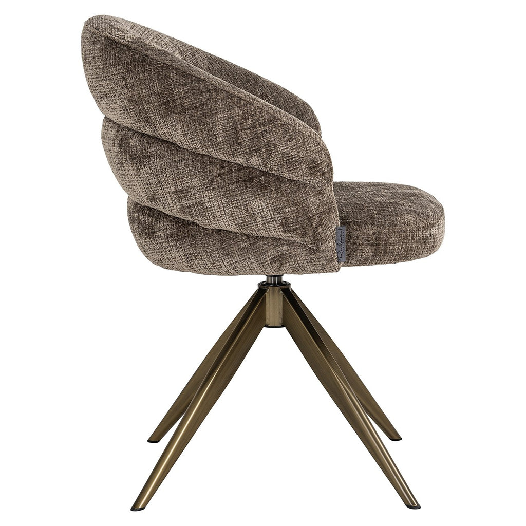 Draaifauteuil Zendaya Stone Chenille (Niagara 104 Stone Chenille)