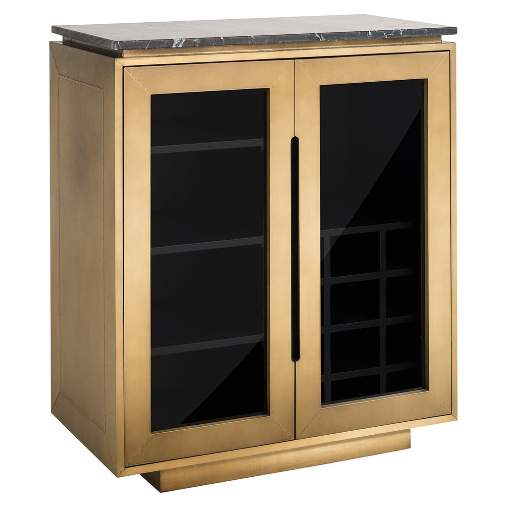 Finsbury 2-door sideboard (Black/gold)