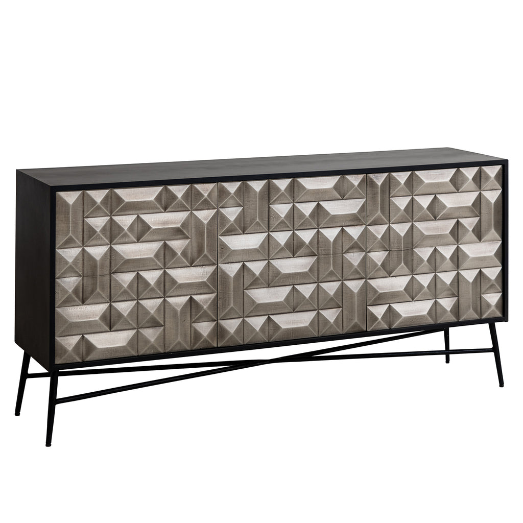 Tetro Silver Sideboard