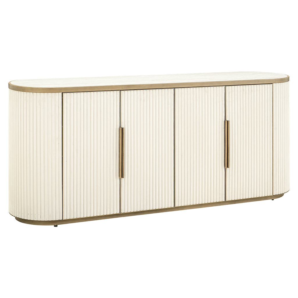 Tivoli 4-door sideboard (White)