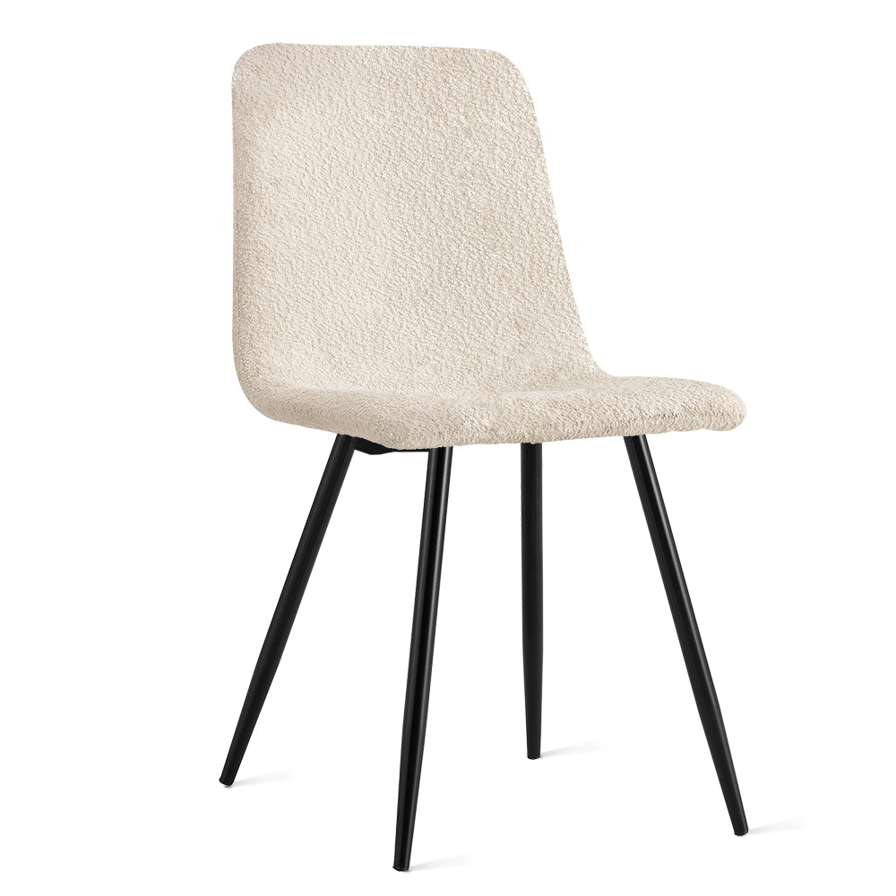 Dining chair Brasilia Bouclé Taupe