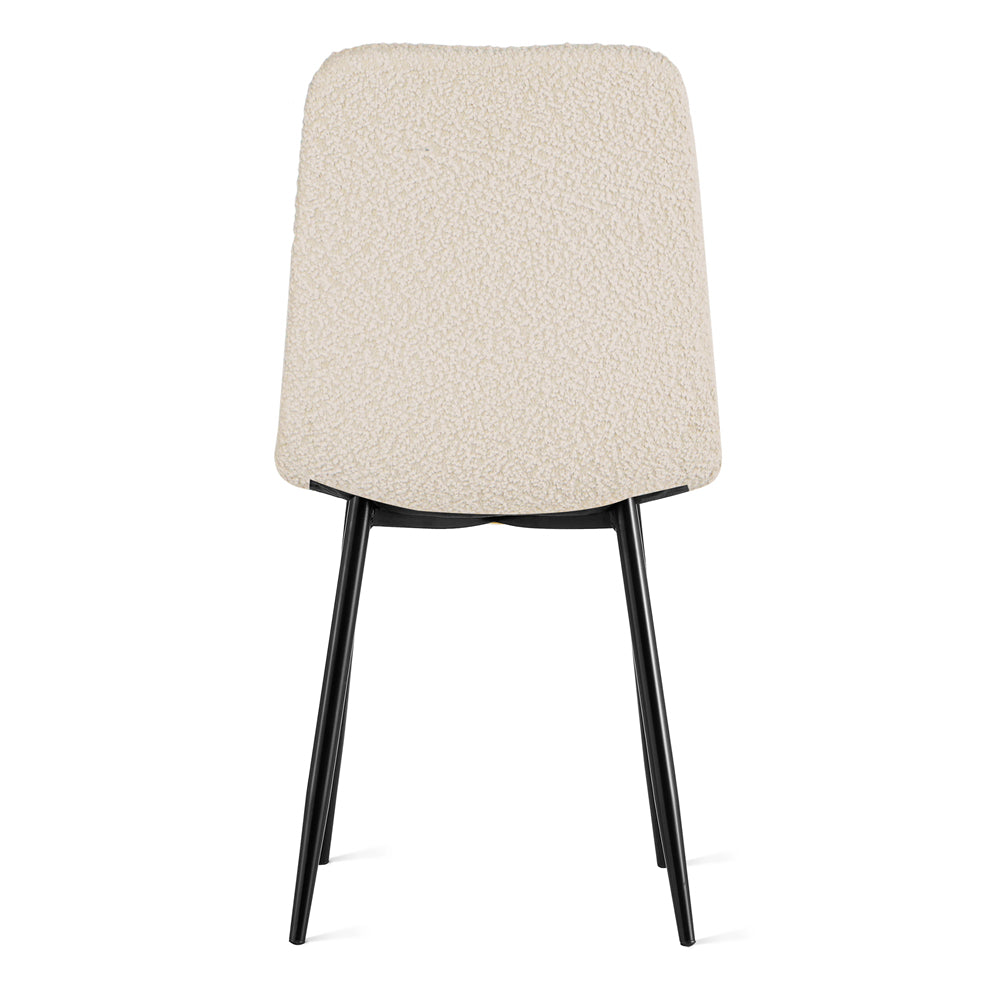 Dining chair Brasilia Bouclé Taupe