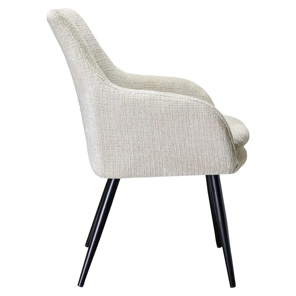 Dining room chair Chrissy beige chenille (Niagara 902 beige)