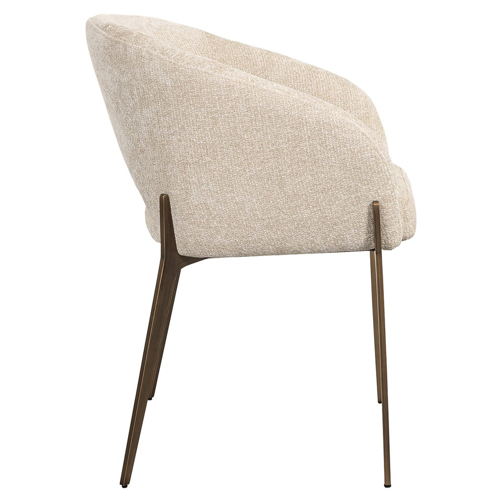 Chaise de salle à manger Kenzi crème licorne (Licorne 11 crème)