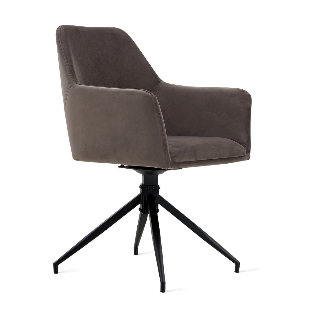 Dining chair Tess Velvet Gray