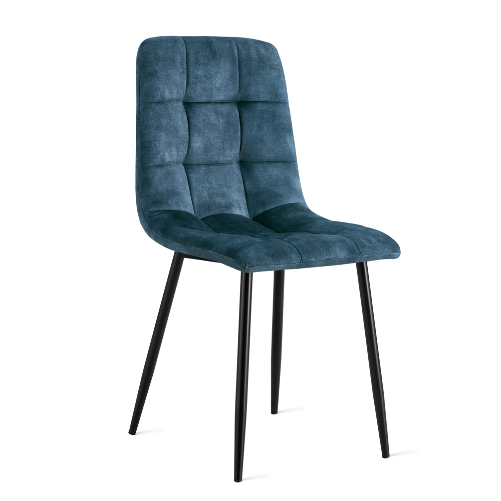 Dining chair Yerevan Velvet Petrol