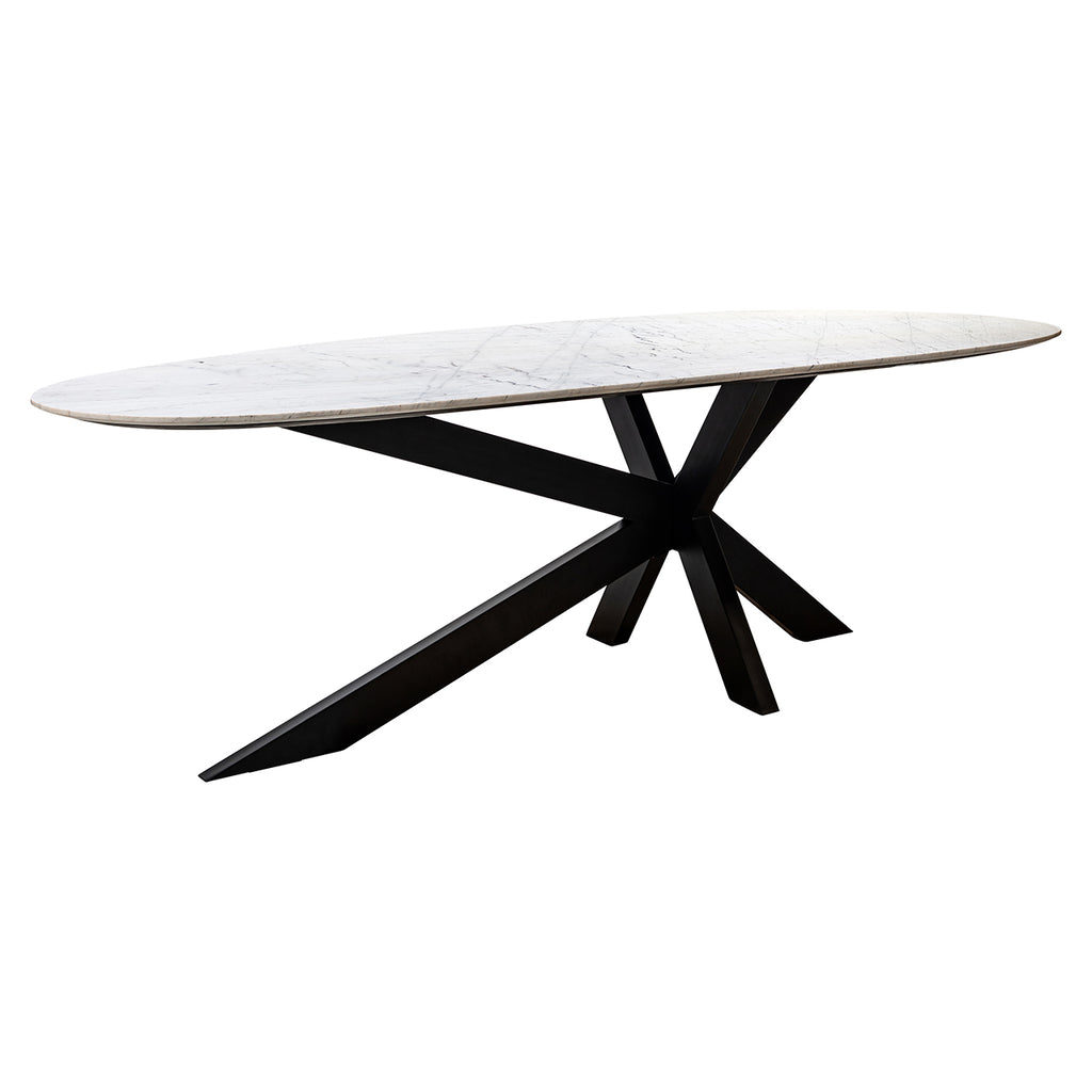 Trocadero white dining table