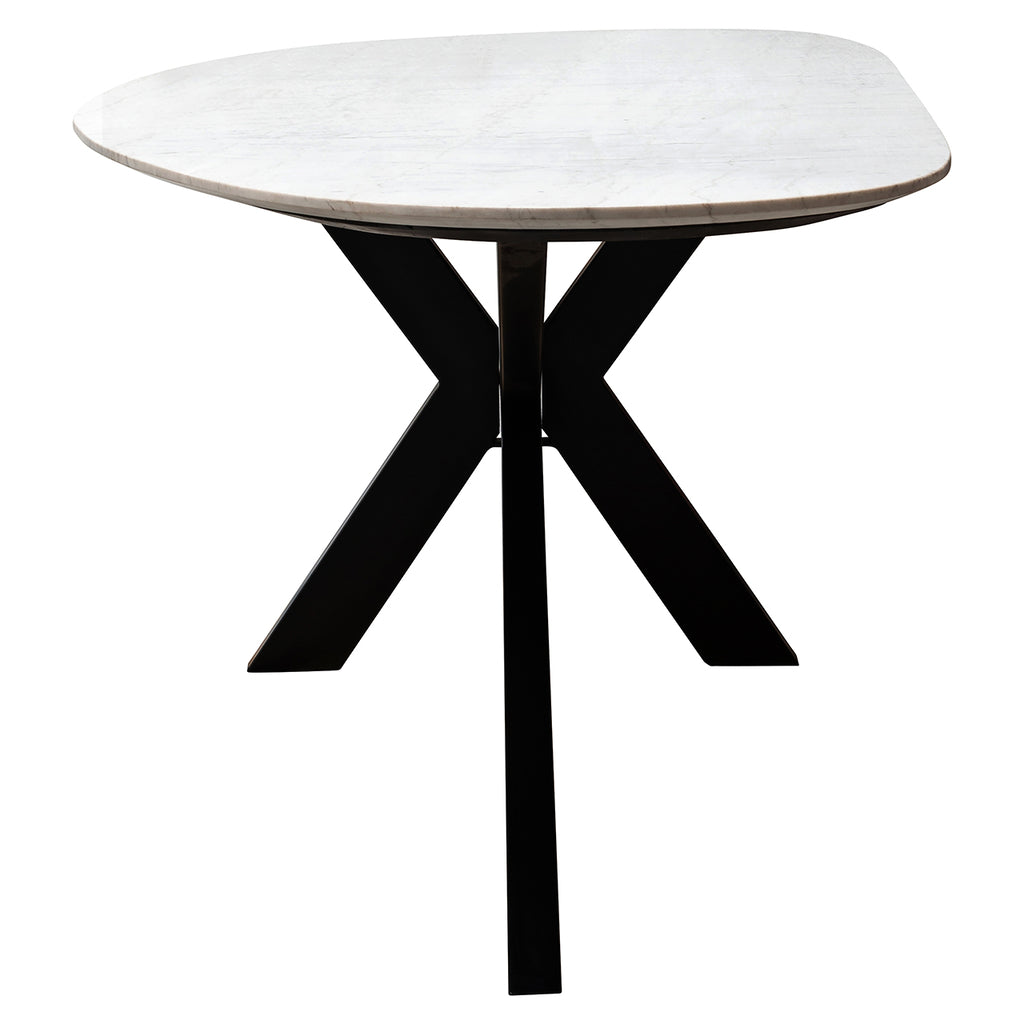 Trocadero white dining table