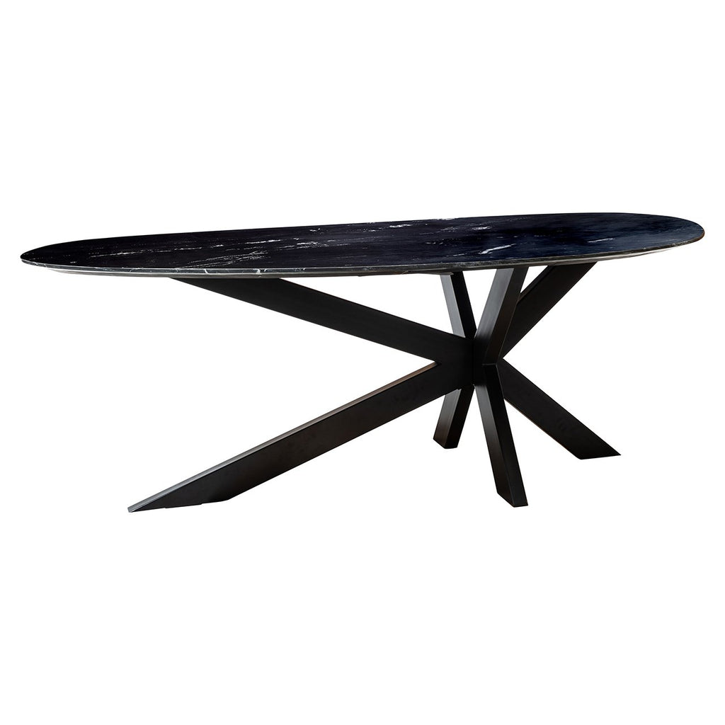 Trocadero black dining table