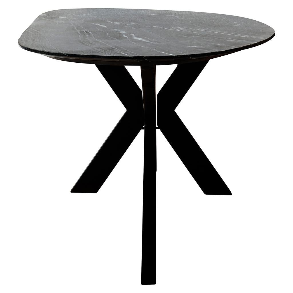 Trocadero black dining table