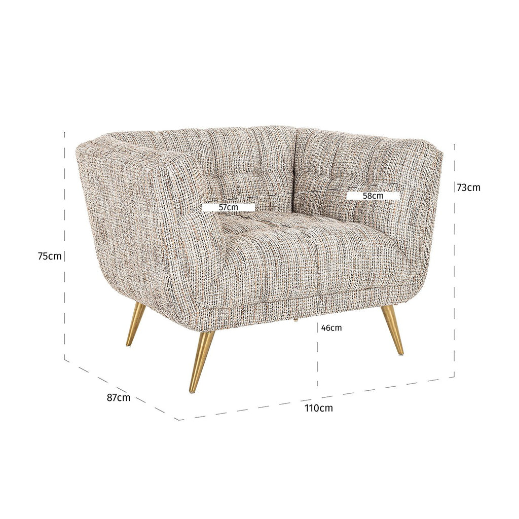 Fauteuil Huxley trendy nature (Be Trendy 01 Nature)