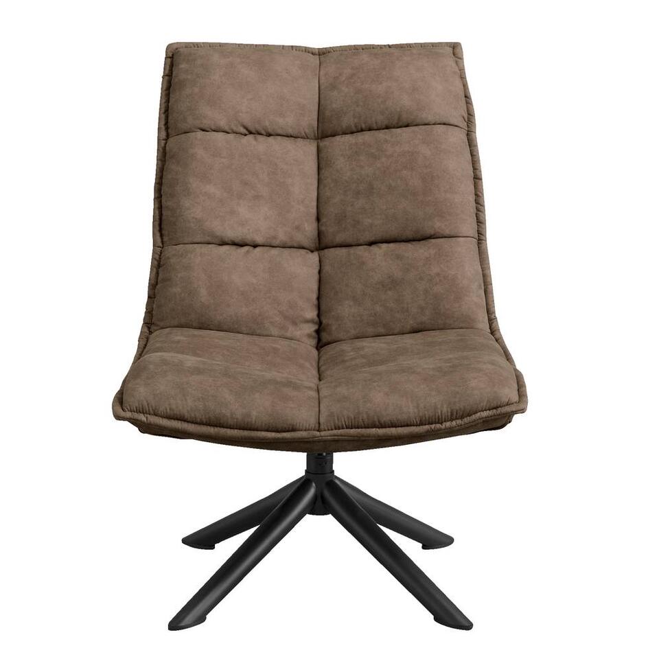 Fauteuil Lucas - Microfibre Taupe