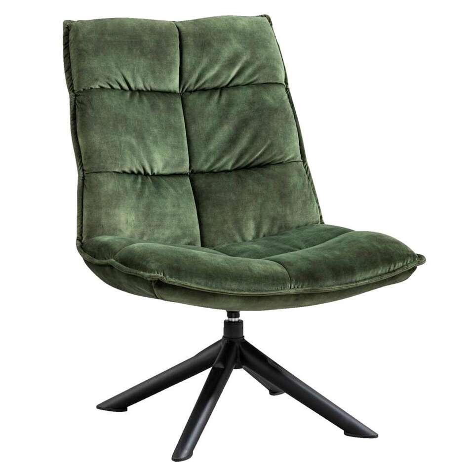 Fauteuil Lucas - Velours Mosgroen