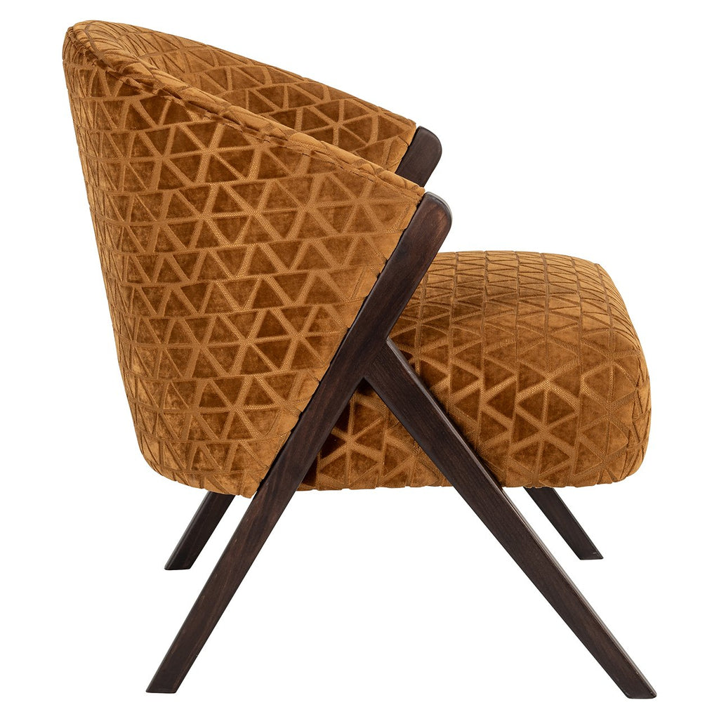 Fauteuil Mia triangle doré (Triangle 2013 vieil or)