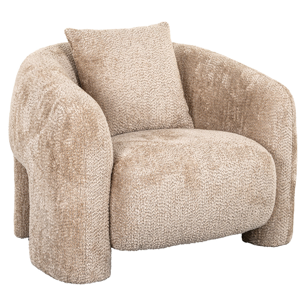 Fauteuil Milania joli beige (Be Lovely 170 Beige)