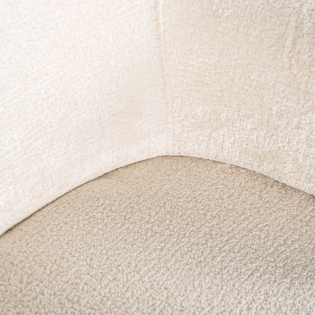 Fauteuil Venus white chenille