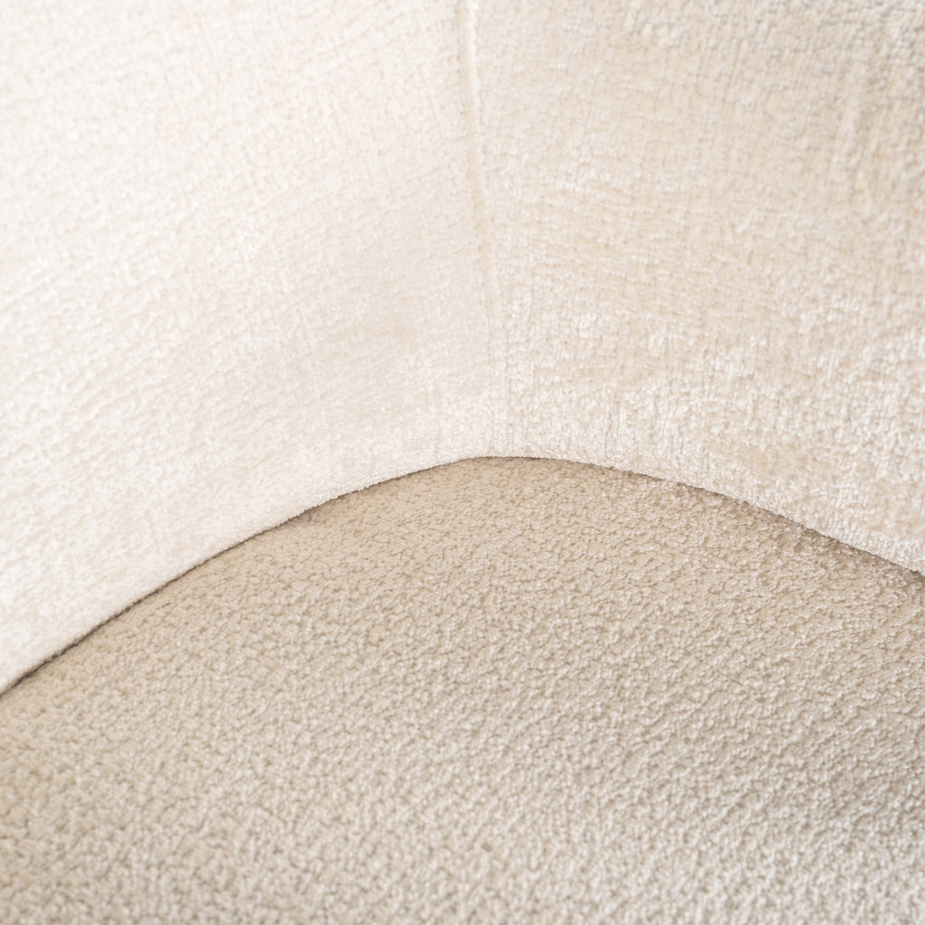 Fauteuil Venus white chenille