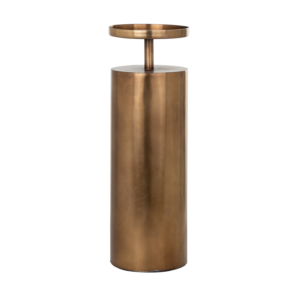 Divon large candlestick (Brushed Gold)