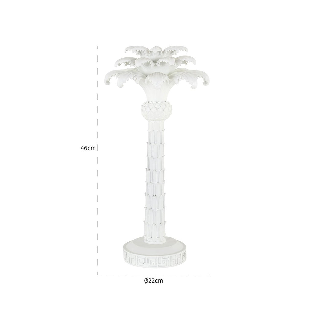 Candle holder Palma large (White)