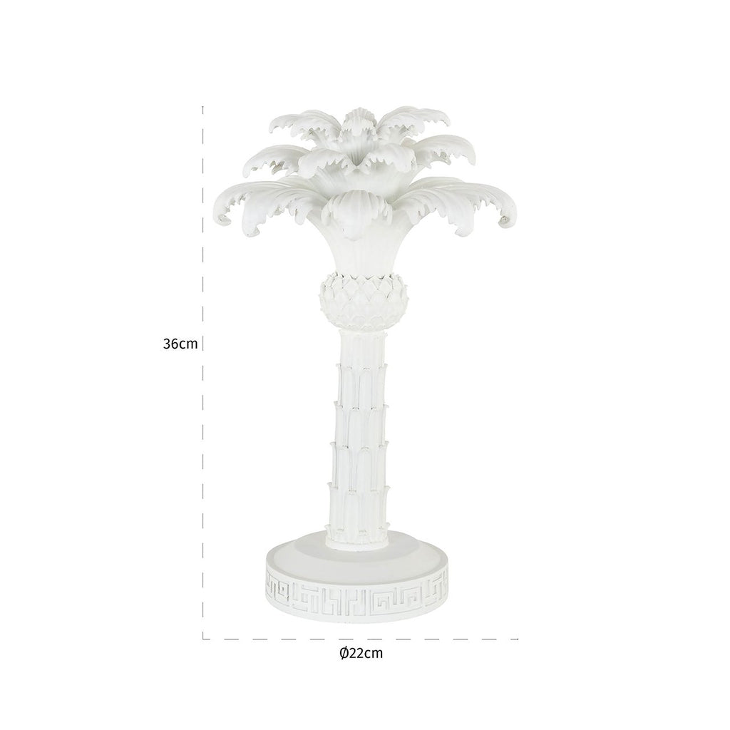 Candle holder Palma small (White)