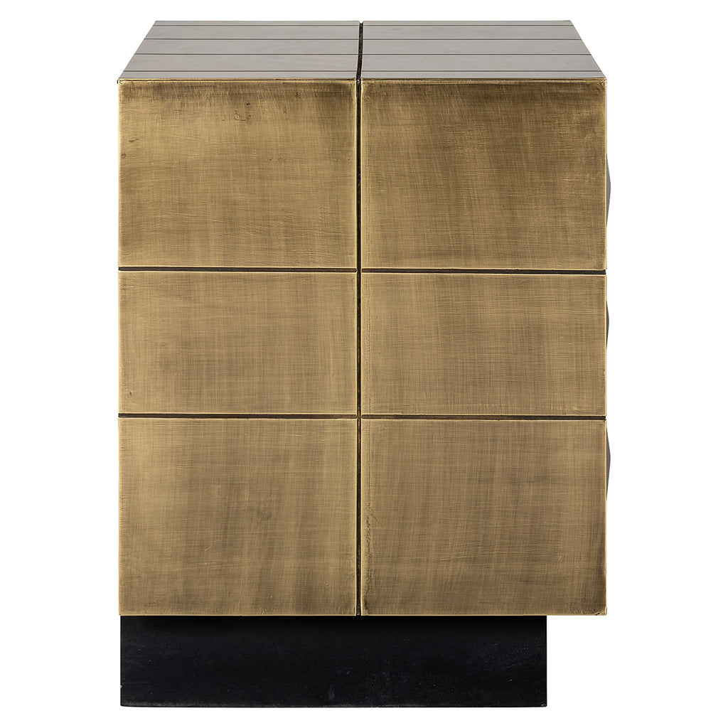 Ladenkast Collada 3-laden (Brushed Gold)