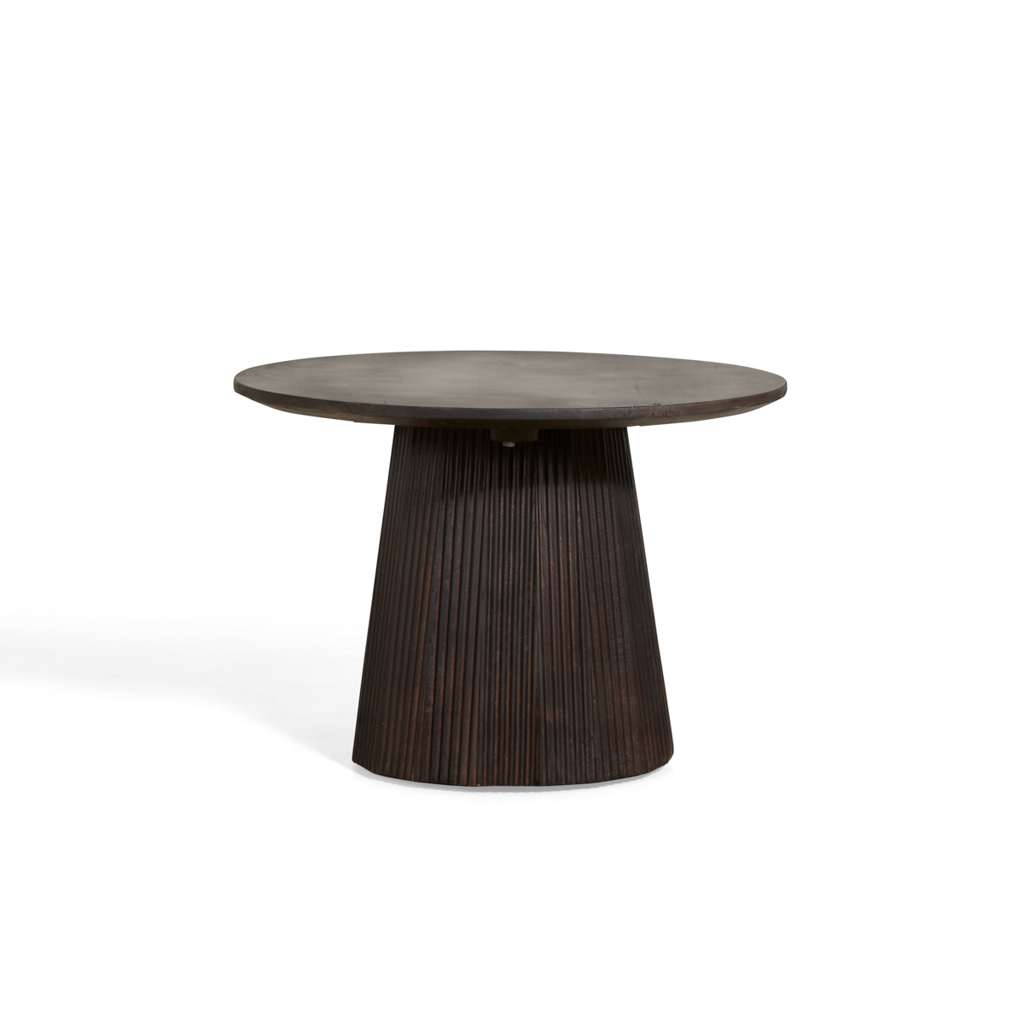 Table d'appoint Mokka Marron foncé Ø60cm