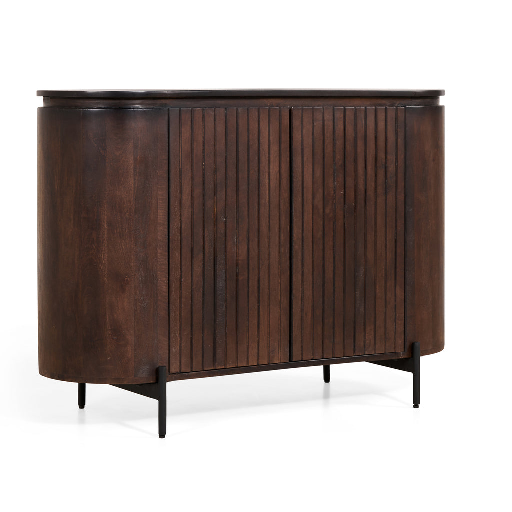 Mokka Sideboard Dark Brown 115cm