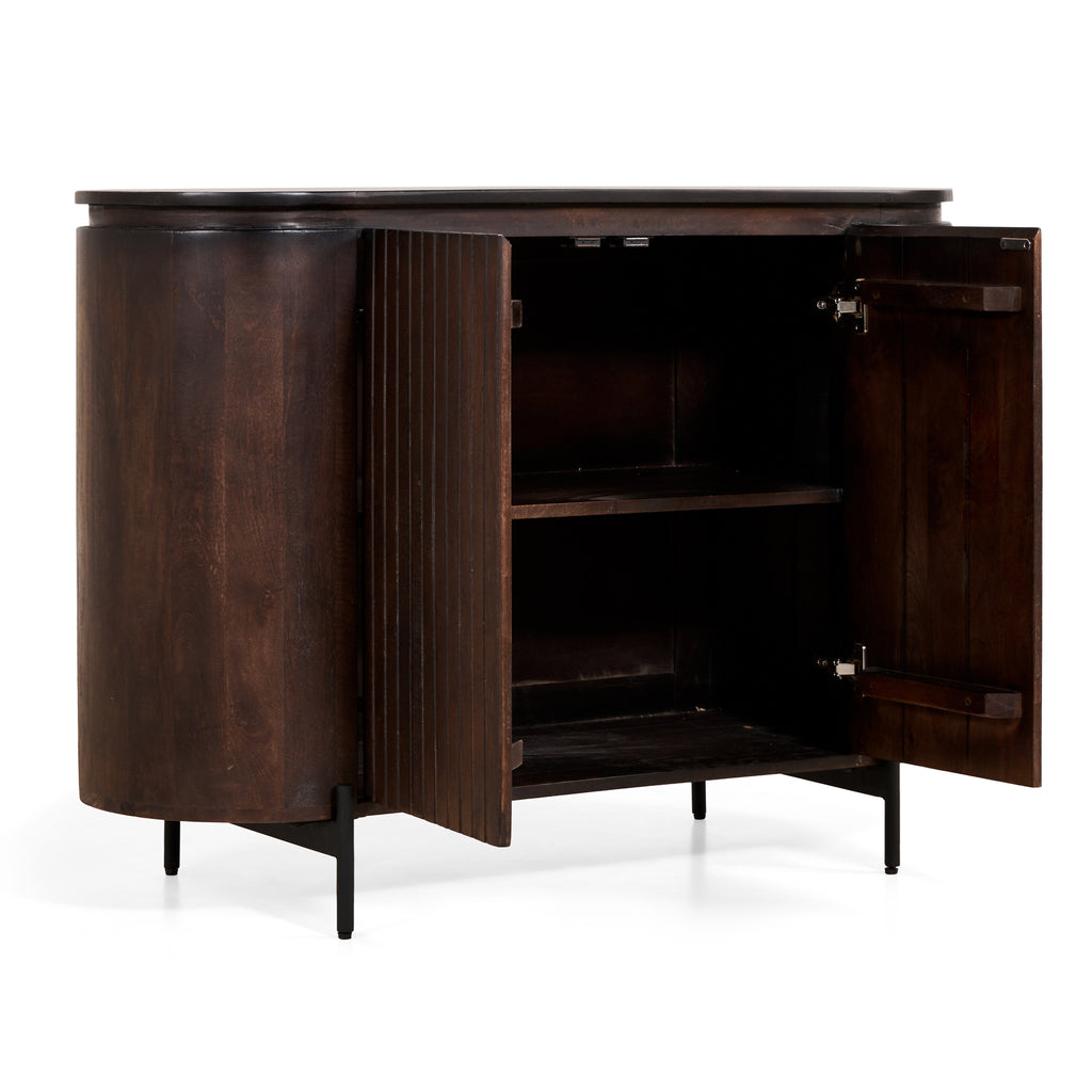 Mokka Sideboard Dark Brown 115cm